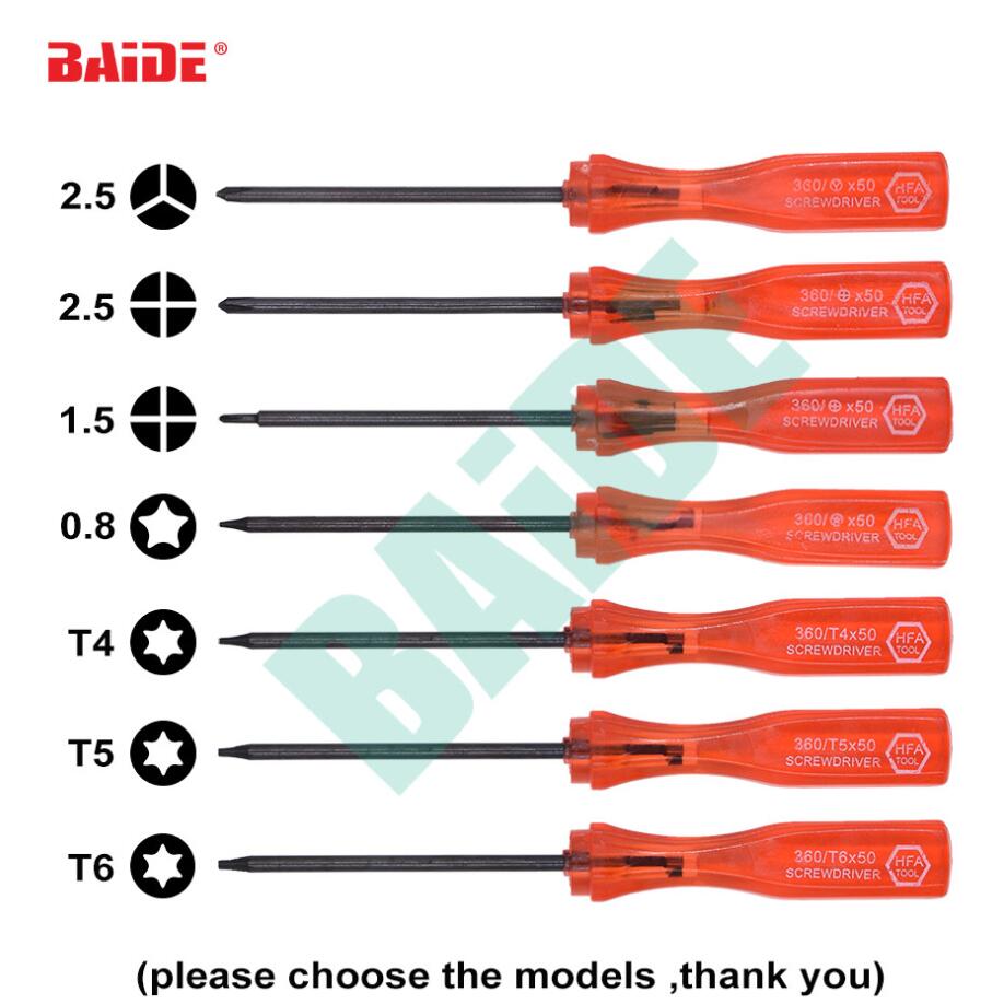 Red 360 Screwdriver Tri Wing 2.5 Y 1.5 Phillips 0.8 Pentalobe Star T4 T5 T6 Screw Driver Key Free Shipping 1000 pcs/lot
Red 360 Screwdriver Tri Wing 2.5 Y 1.5 Phillips 0.8 Pentalobe Star T4 T5 T6 Screw Driver Key Free Shipping 1000 pcs/lot
