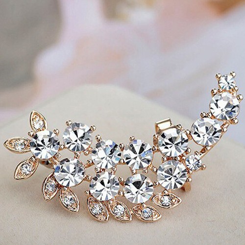 Newest Summer Style Fashion Elegant Vintage Punk Gothic Crystal Rhinestone Ear Cuff Wrap Stud Clip Earrings For Women, Silver
Newest Summer Style Fashion Elegant Vintage Punk Gothic Crystal Rhinestone Ear Cuff Wrap Stud Clip Earrings For Women, Silver