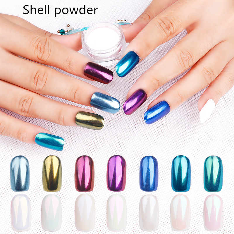 Wholesale Nail Glitter Chrome Powder Fancy Mermaid Magic Mirror Powder Shell Pearl Powder Nail Art Tool
Wholesale Nail Glitter Chrome Powder Fancy Mermaid Magic Mirror Powder Shell Pearl Powder Nail Art Tool