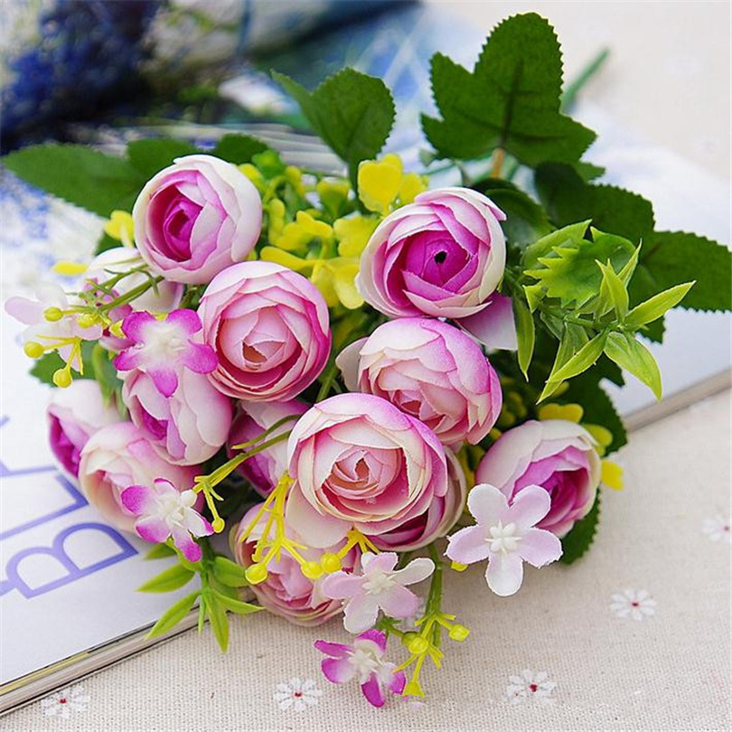 Fake Spring Camellia Bunch 28cm/11" Length Artificial Flowers Tea Rose Camellias 5 Stems per Bunch for DIY Bridal Bouquet Accessories, Red
Fake Spring Camellia Bunch 28cm/11" Length Artificial Flowers Tea Rose Camellias 5 Stems per Bunch for DIY Bridal Bouquet Accessories, Red