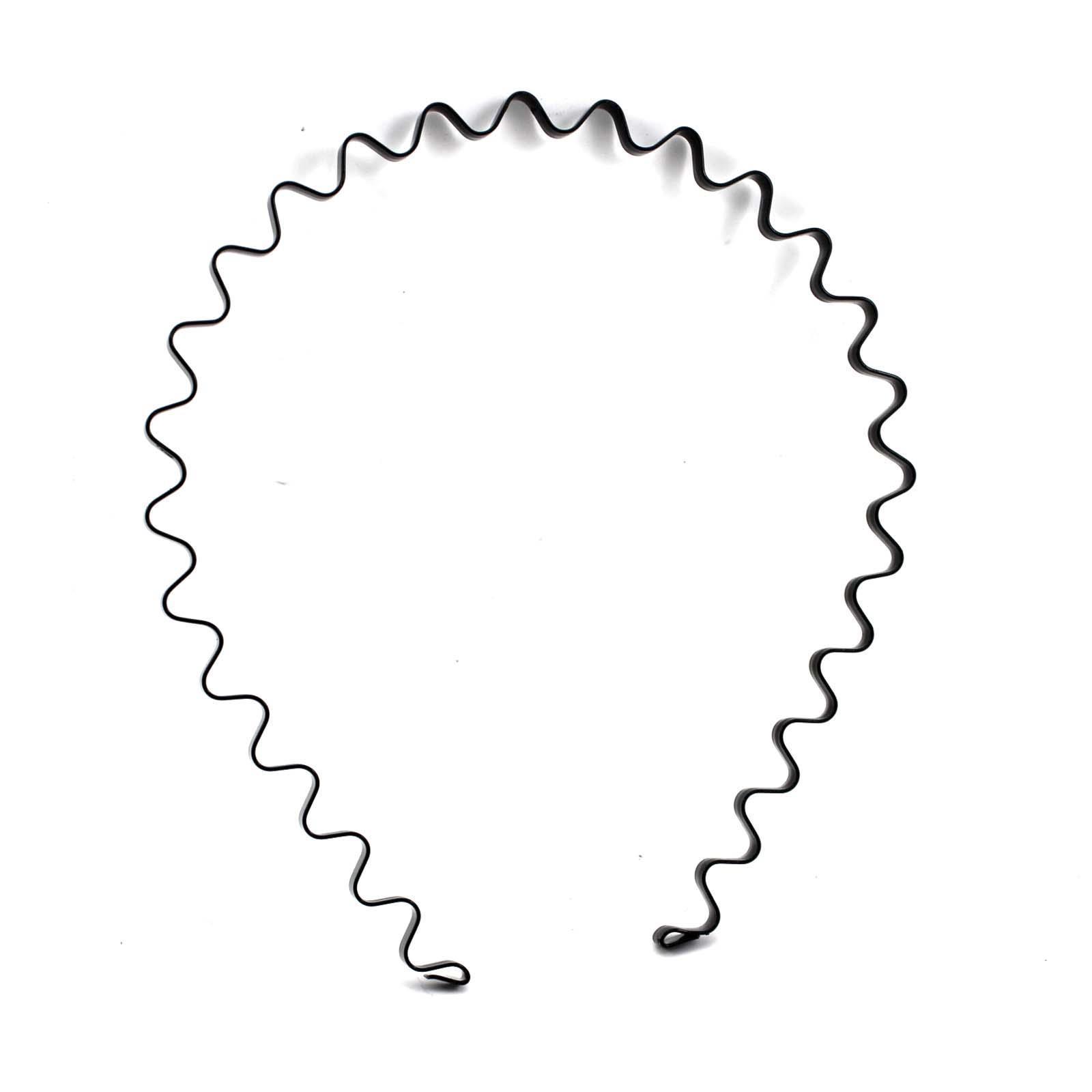 New Chic Women's Metal Sports Wave Elastic Headwear Hairband Hair Decoration #T701