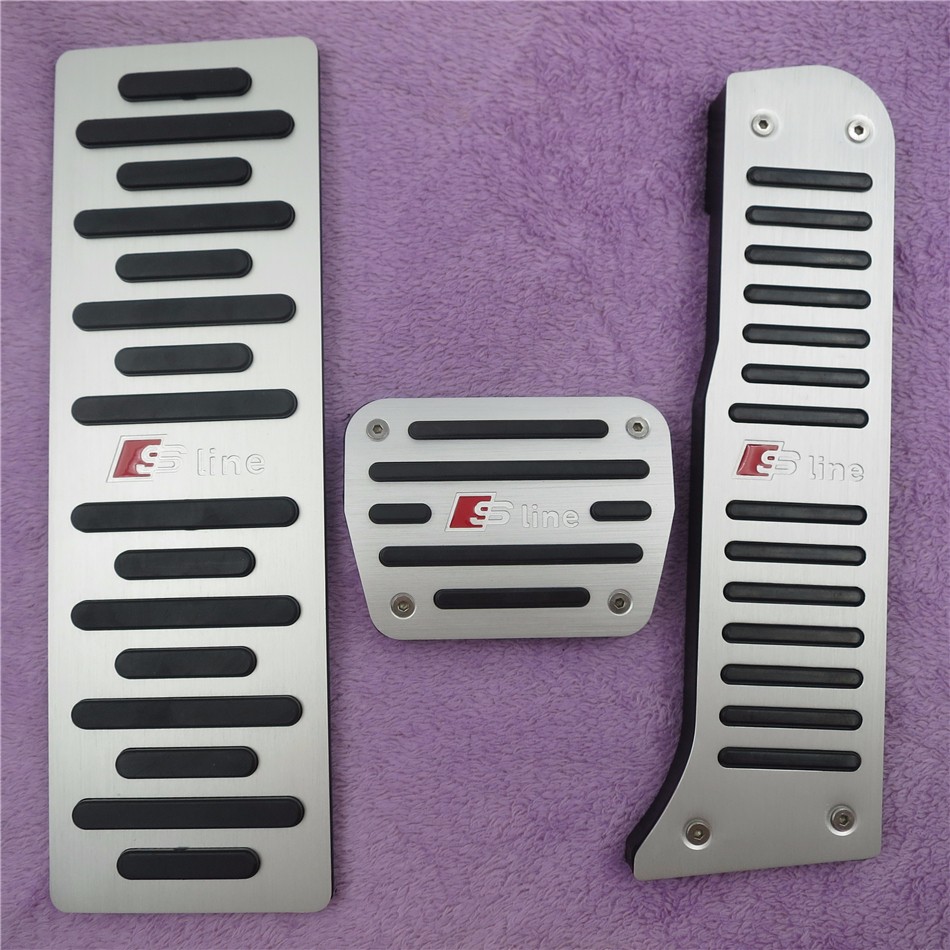 Car Accessories Aluminum alloy For Audi Q3 A3 TT AT Auto Transmission Accelerator Brake Footrest Pedal Pads Car styling
Car Accessories Aluminum alloy For Audi Q3 A3 TT AT Auto Transmission Accelerator Brake Footrest Pedal Pads Car styling