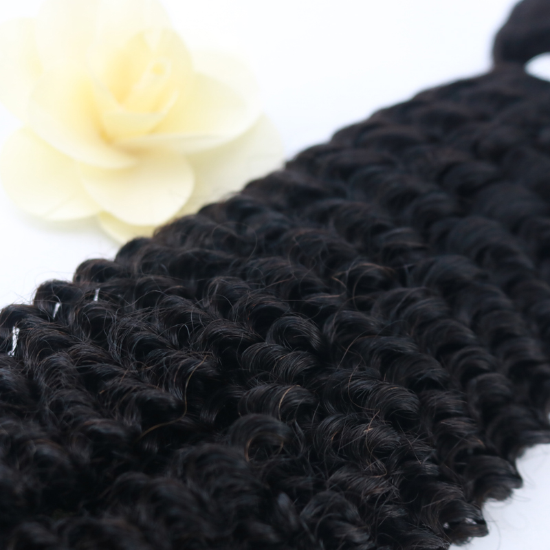 Evermgic Brazilian Kinky Curly Hair 100% Human Hair Weave Bundles 3 Pieces Natural Color Remy Hair