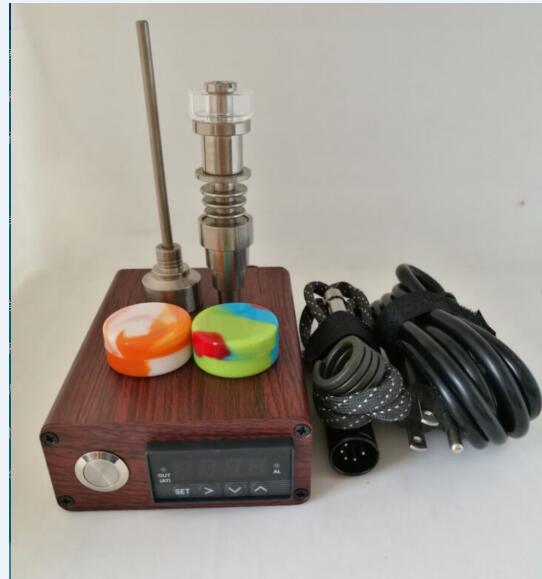 Cheap electric E dab Nail Kit Box Portable Nail rig E PID Temperature Control Box 100W Kavlar Coil Titanium Nail Carb Cap glass bong
Cheap electric E dab Nail Kit Box Portable Nail rig E PID Temperature Control Box 100W Kavlar Coil Titanium Nail Carb Cap glass bong