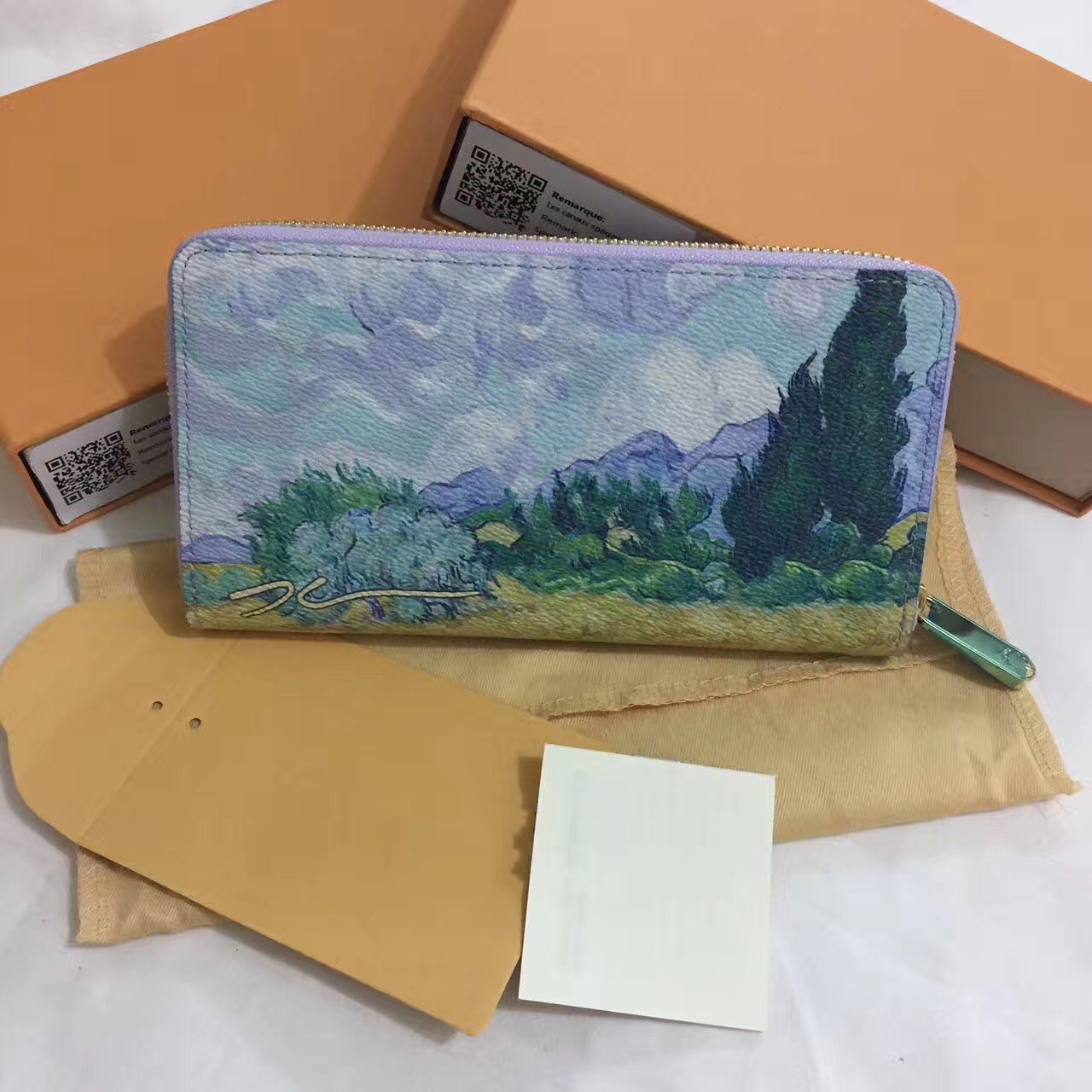 New 2017 Painter Bag Products Of Painting Gao Landscape Female Mr. A Luxury A Famous Dutch Latest Wallet Qalbf, Red
New 2017 Painter Bag Products Of Painting Gao Landscape Female Mr. A Luxury A Famous Dutch Latest Wallet Qalbf, Red