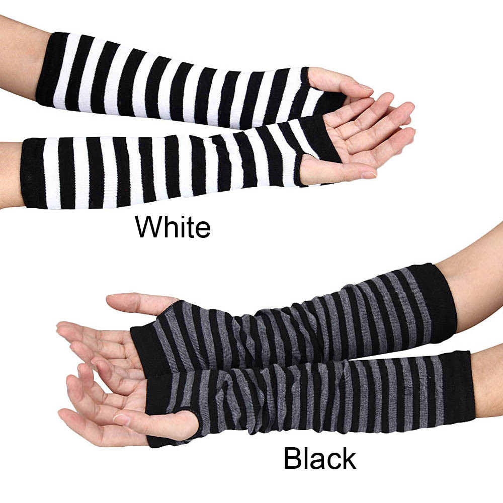 2020 New Fashion Unisex Hand Long Gloves Stripe Pattern Knitted Wrist Arm Fingerless Winter Gloves Soft Keep Warm
2020 New Fashion Unisex Hand Long Gloves Stripe Pattern Knitted Wrist Arm Fingerless Winter Gloves Soft Keep Warm