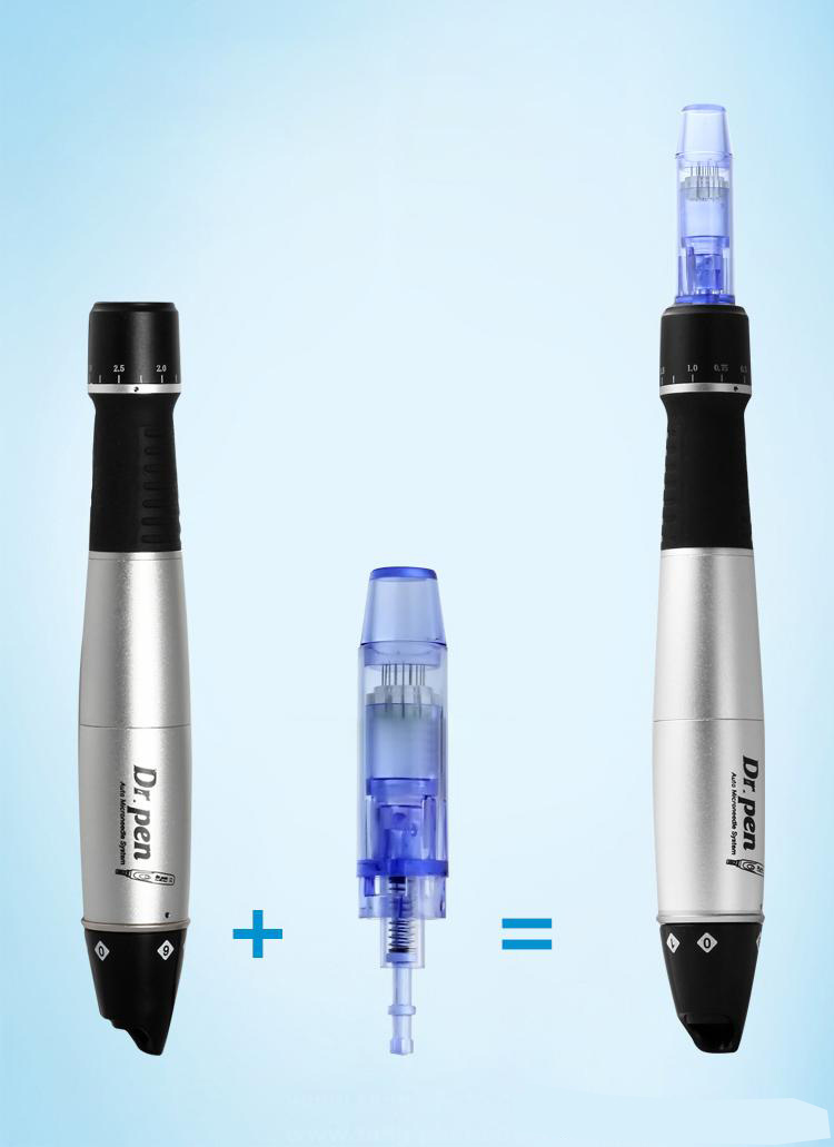 50PCS Lot 1 3 7 9 12 36 42 Nano 3D 5D Needle Cartridges For Dr. Pen Adjustable Needle Lengths For Dermapen Microneedles Machine Use