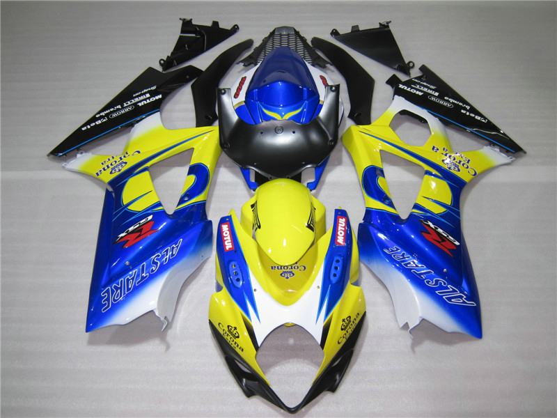 Aftermarket body parts fairings for Suzuki GSXR1000 2005 2006 yellow blue black injection mold fairing kit GSXR1000 05 06 OT65, Same as picture
Aftermarket body parts fairings for Suzuki GSXR1000 2005 2006 yellow blue black injection mold fairing kit GSXR1000 05 06 OT65, Same as picture