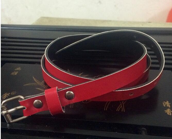 summer hot sale Men's smooth buckle Pin buckle belt Synthetic leather pu trouser 8colors woman fashion slender Leather belt free shipping