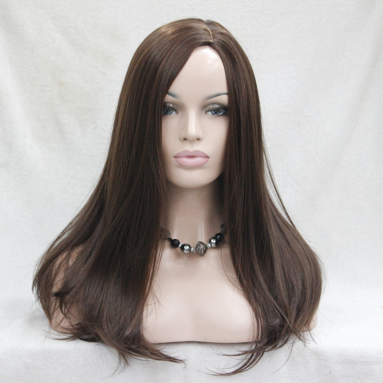 2016 No bangs Medium Brown mix Auburn Brown Long Straight Middle Part Women wig free shipping
2016 No bangs Medium Brown mix Auburn Brown Long Straight Middle Part Women wig free shipping