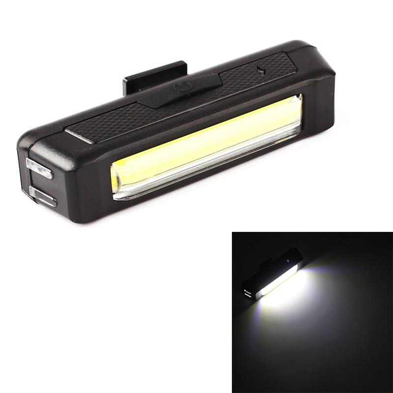Comet USB Rechargeable Head Tail Light COB High Brightness Red LED 100LM Cycling Bicycle Front Rear Bike Safety Warning Lights3346