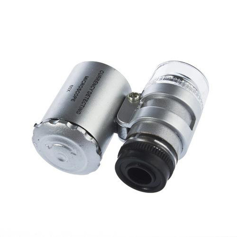60 fold mini microscope with light purple and white led lights Jewelry Magnifier antique appraisal portable magnifier glass a660
60 fold mini microscope with light purple and white led lights Jewelry Magnifier antique appraisal portable magnifier glass a660