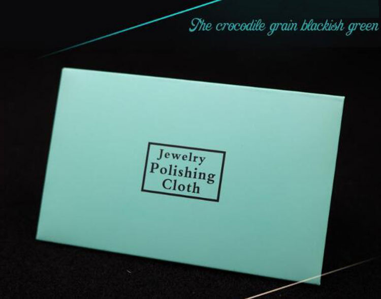 100pcs silver polish cleaning polishing cloth with package silver cleaning cloth wiping cloth of silver jewelry suede maintenance