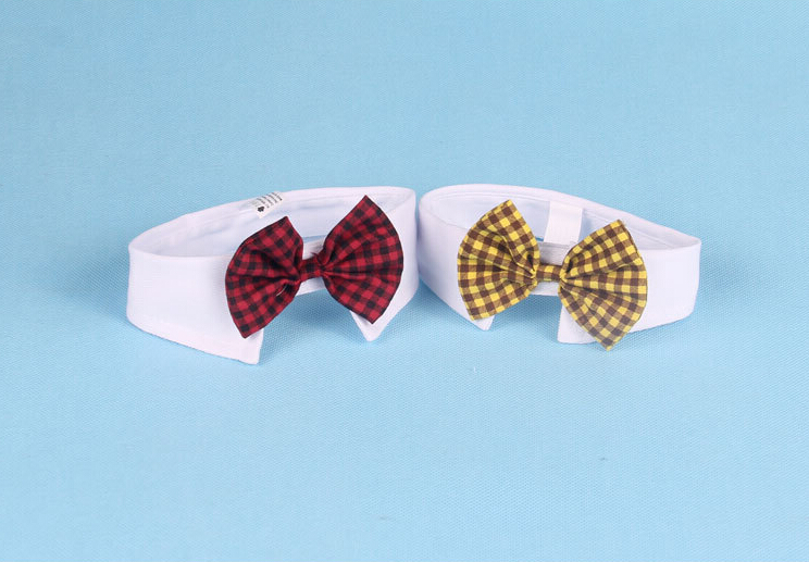 Hot Sales Pet Supplies Red Colors Cats Dog Tie Wedding Accessories Dogs Bowtie Collar Holiday Decoration Christmas Grooming G471