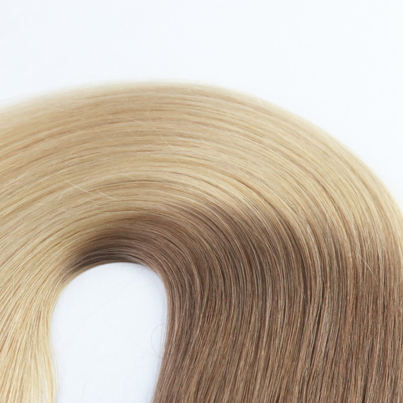 Ombre Color #6#613 Best Seling High Quality Fashion Style Virgin Remy Hair Straight Human Hair Clip in Hair Extension 100G Per Bundle