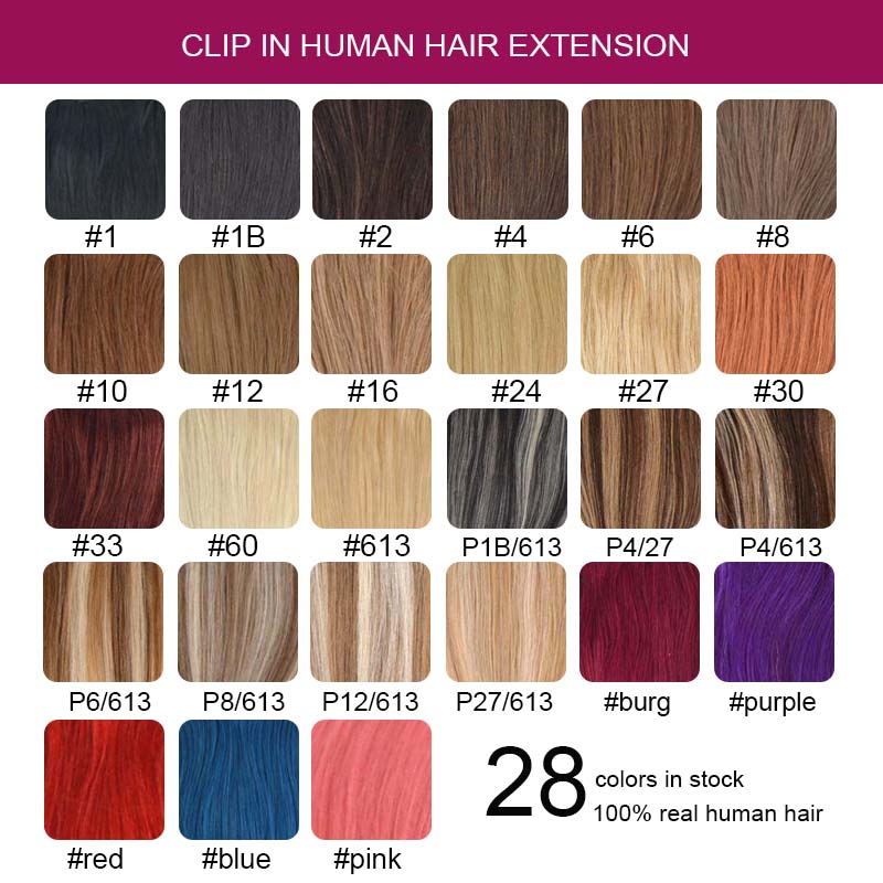 ZZHAIR 15" 7pcs set 70g Clips in/on 100% Brazilian Remy Human Hair Extension Full Head Natural Straight
