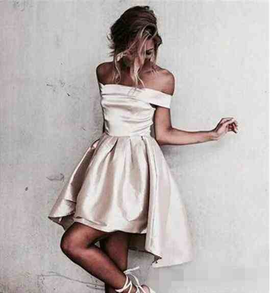 Cheap New Design Little Off Shoulder Cocktail Dresses 2019 A Line 8th Grade Mini Party Short Semi Prom Dress Homecoming Gowns, Light yellow
Cheap New Design Little Off Shoulder Cocktail Dresses 2019 A Line 8th Grade Mini Party Short Semi Prom Dress Homecoming Gowns, Light yellow