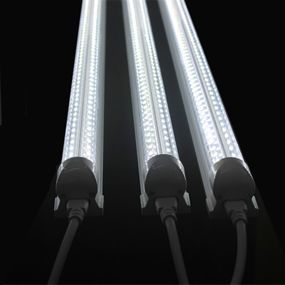 T8 8ft 72 Watt Integrated Tube Light V Shape LED Tube T8 4ft 5ft 6ft 8 ft Cooler Door Freezer LED Lighting