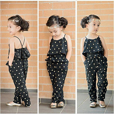 Wholesale- 2016 Hot-Selling Baby Kids Girls One-piece Sleeveless Heart Dots Bib Playsuit Jumpsuit T-shirt Pants Outfit Clothes 2-7Y, As pic
Wholesale- 2016 Hot-Selling Baby Kids Girls One-piece Sleeveless Heart Dots Bib Playsuit Jumpsuit T-shirt Pants Outfit Clothes 2-7Y, As pic