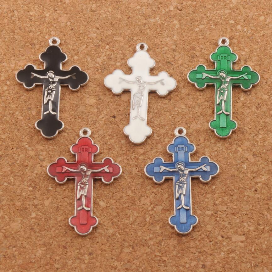 Enamel Jesus Crucifix Cross Charms Pendants 70pcs/lot 21x33.5mm Antique Silver Fashion Jewelry Fit Bracelets Necklace Earrings L424
Enamel Jesus Crucifix Cross Charms Pendants 70pcs/lot 21x33.5mm Antique Silver Fashion Jewelry Fit Bracelets Necklace Earrings L424