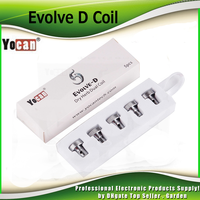 Authentic Yocan Evolve D Coil Head Quartz Dual Coil QDC Replacement Coils For Yocan Evolve Kit NYX Dry Herb Vaporizer 100% Genuine 2204034 
Authentic Yocan Evolve D Coil Head Quartz Dual Coil QDC Replacement Coils For Yocan Evolve Kit NYX Dry Herb Vaporizer 100% Genuine 2204034