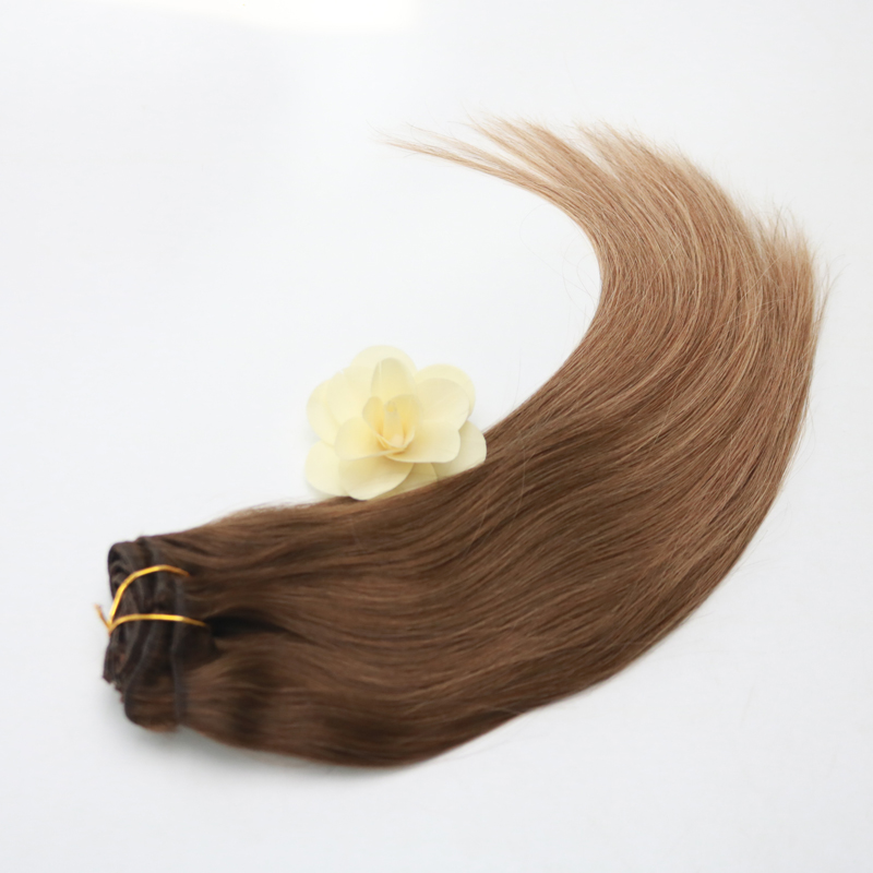 Cheap 100% Human Hair Clip 7Pcs 100g in Hair Extension Finest Quality Vrgin Raw Unprocessed Virgin Brazilian Hair