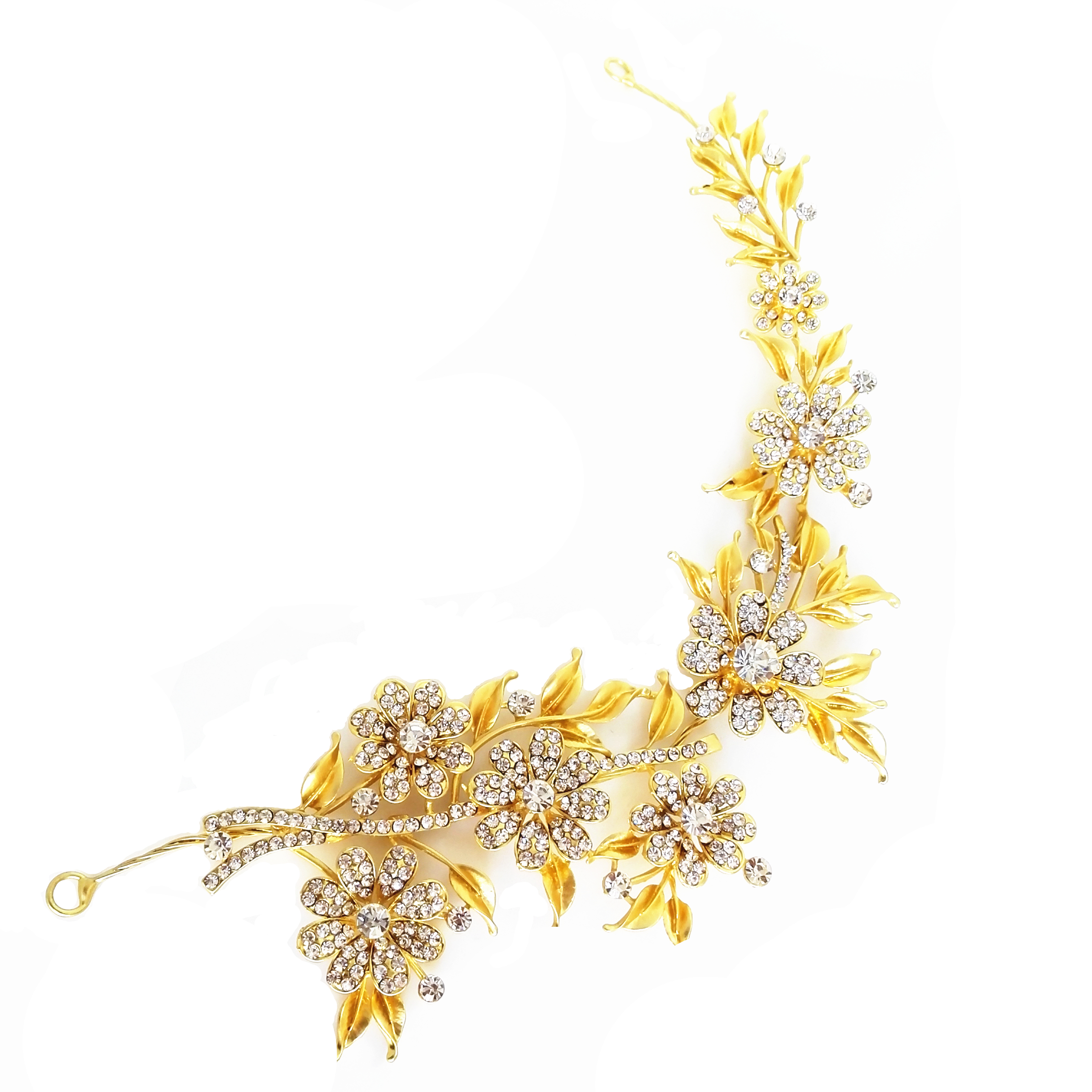 gold hair headbands for women rhinestone bridal hair accessories bridal headpieces crowns headpieces for wedding headdress accessories