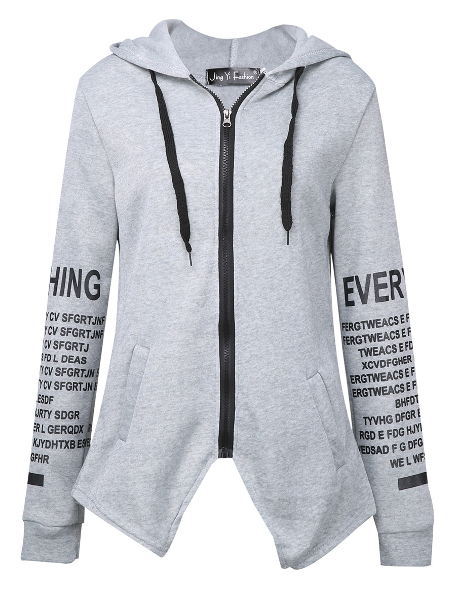 Wholesale- 2017 Autumn Fashion Slim Women Jackets Coat Female Long Sleeve Casual Baseball Jacket letter print Patches Women Basic Coats, Gray
Wholesale- 2017 Autumn Fashion Slim Women Jackets Coat Female Long Sleeve Casual Baseball Jacket letter print Patches Women Basic Coats, Gray