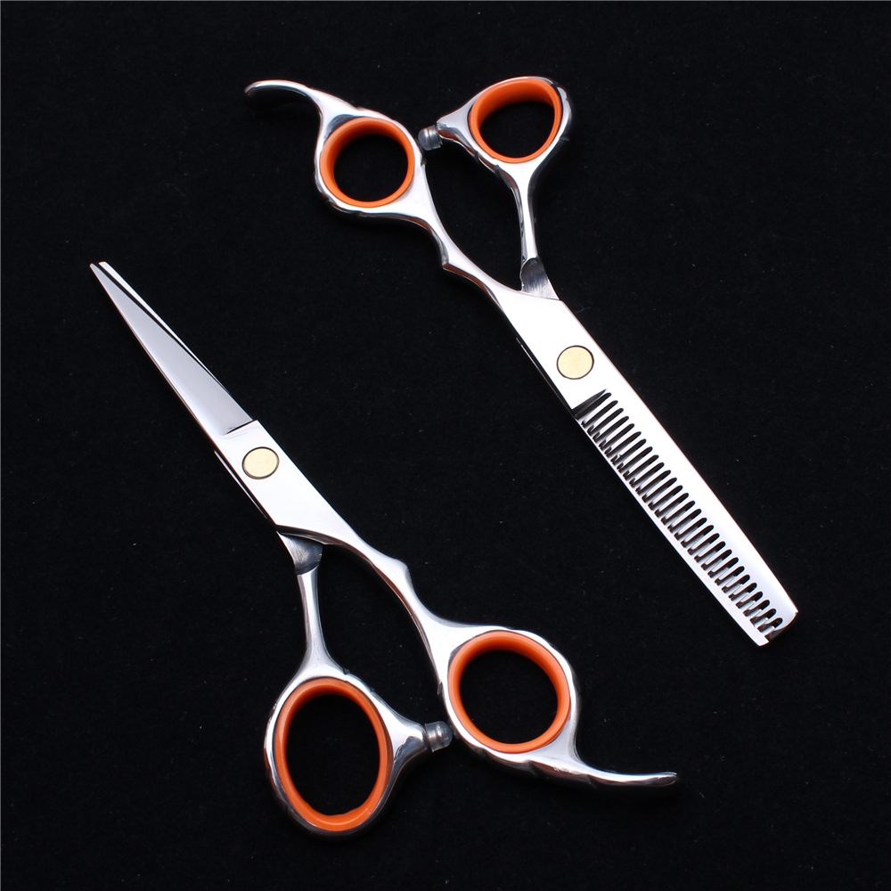 6" JP Stainless Finger Rest Customized Logo Normal Scissors Thinning Shears Hairdressing Shears Professional Hair Scissors Home&Salon C1009
6" JP Stainless Finger Rest Customized Logo Normal Scissors Thinning Shears Hairdressing Shears Professional Hair Scissors Home&Salon C1009