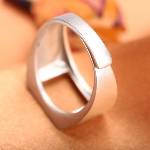 Fine Silver 925 Sterling Silver Engagement Wedding Ring For Women & Men 7x9mm/8x10mm/9x11mm/10x14mm Princess Cabochon Semi Mount Jewelry