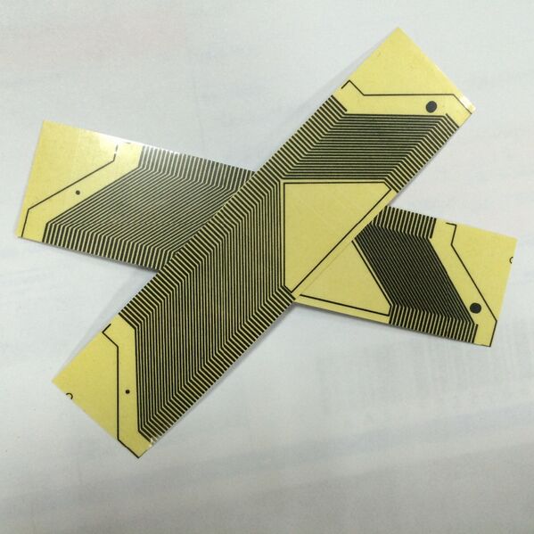 Free Ship 1pc Peugeot 206 jaeger lcd pixel repair ribbon cable T-head rubber cable Peugeot 206 jaeger display dead pixel fix kits