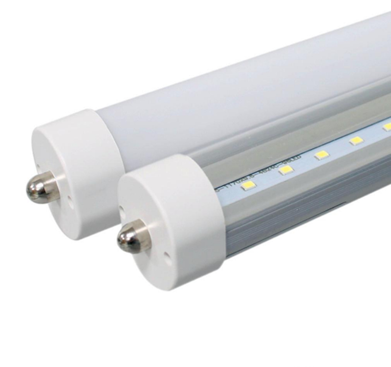 8ft FA8 single pin T8 LED tube light lamp bulbs SMD2835 fluorescent 2.4M 8ft 192leds 45W Cold White AC85-265V Stock In US CNSUNWAY LIGHTING Garage Sho