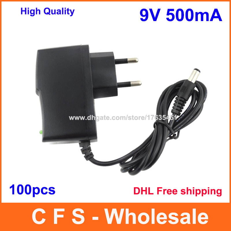 100pcs AC DC 9V 500mA Power Adapter Supply 0.5A Adaptor EU Plug Fedex / DHL Free shipping
100pcs AC DC 9V 500mA Power Adapter Supply 0.5A Adaptor EU Plug Fedex / DHL Free shipping