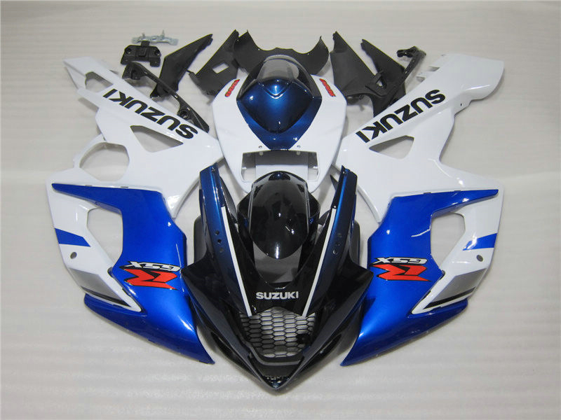 Injection molding free customize fairing kit for Suzuki GSXR1000 05 06 white black blue fairings set GSXR1000 2005 2006 OT23, Same as picture
Injection molding free customize fairing kit for Suzuki GSXR1000 05 06 white black blue fairings set GSXR1000 2005 2006 OT23, Same as picture