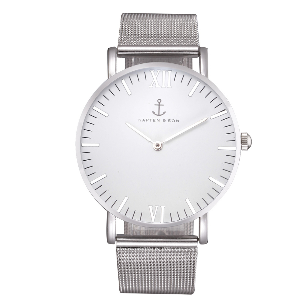 Fashion KAPTEN & SON Brand women men Unisex steel metal band watch