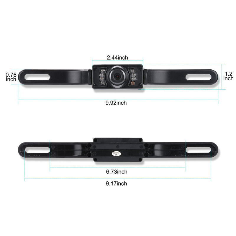 4.3 inch LCD Car Auto Rear View Mirror Monitor With Waterproof IR Night Vision Reversing Backup Camera