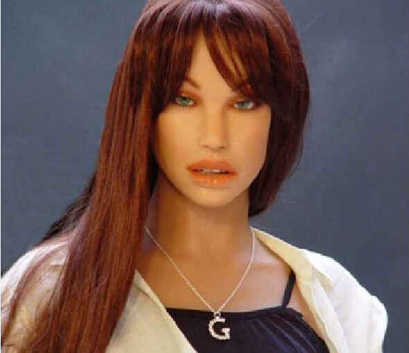 Top qualtiy real sexy dolls silicone head, metal sketon head for asian love doll, oral sex products for men