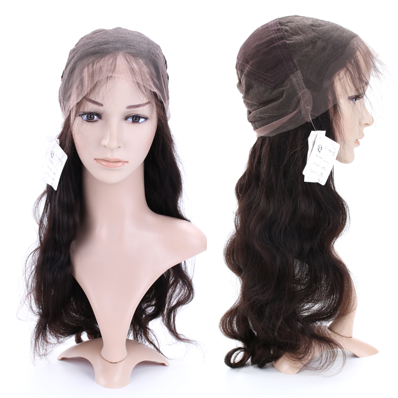 130 Density 150 Density Brazilian Human Virgin Hair Full Lace Wigs With Baby Hair Water Wavy Lace Front Wigs For Black Women