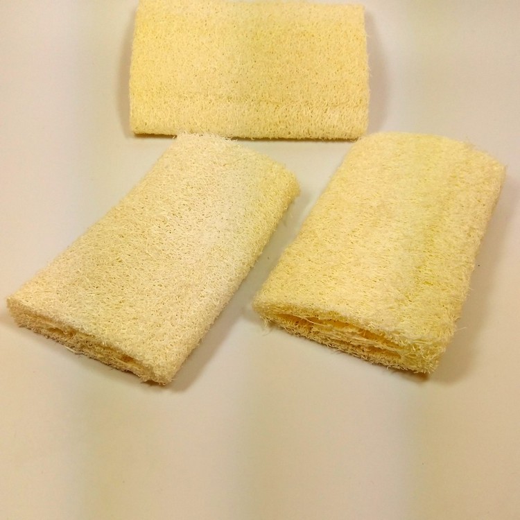 flat plant loofah Bath sponge spa Flat loofah bath sponge bathroom accessories new style Bath Brushes
