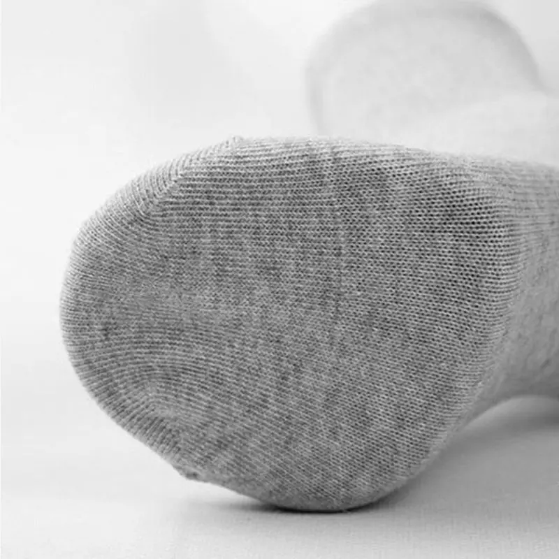 Hot Sale Fashion Summer Men Basketball Cotton Sport Socks Black White Gray High Quality Solid Breathable Running sock 10pairs/lot