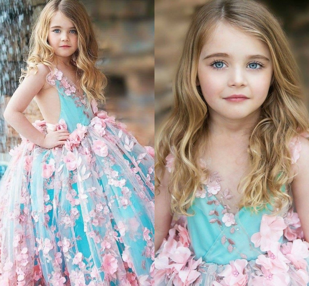 Pink Aqua Ball Gown Flower Girls Dresses V Neck Handmade Flwoers Tulle Satin Floor Length Backless Girls Pageant Dresses Formal Party Dress, Same as image
Pink Aqua Ball Gown Flower Girls Dresses V Neck Handmade Flwoers Tulle Satin Floor Length Backless Girls Pageant Dresses Formal Party Dress, Same as image
