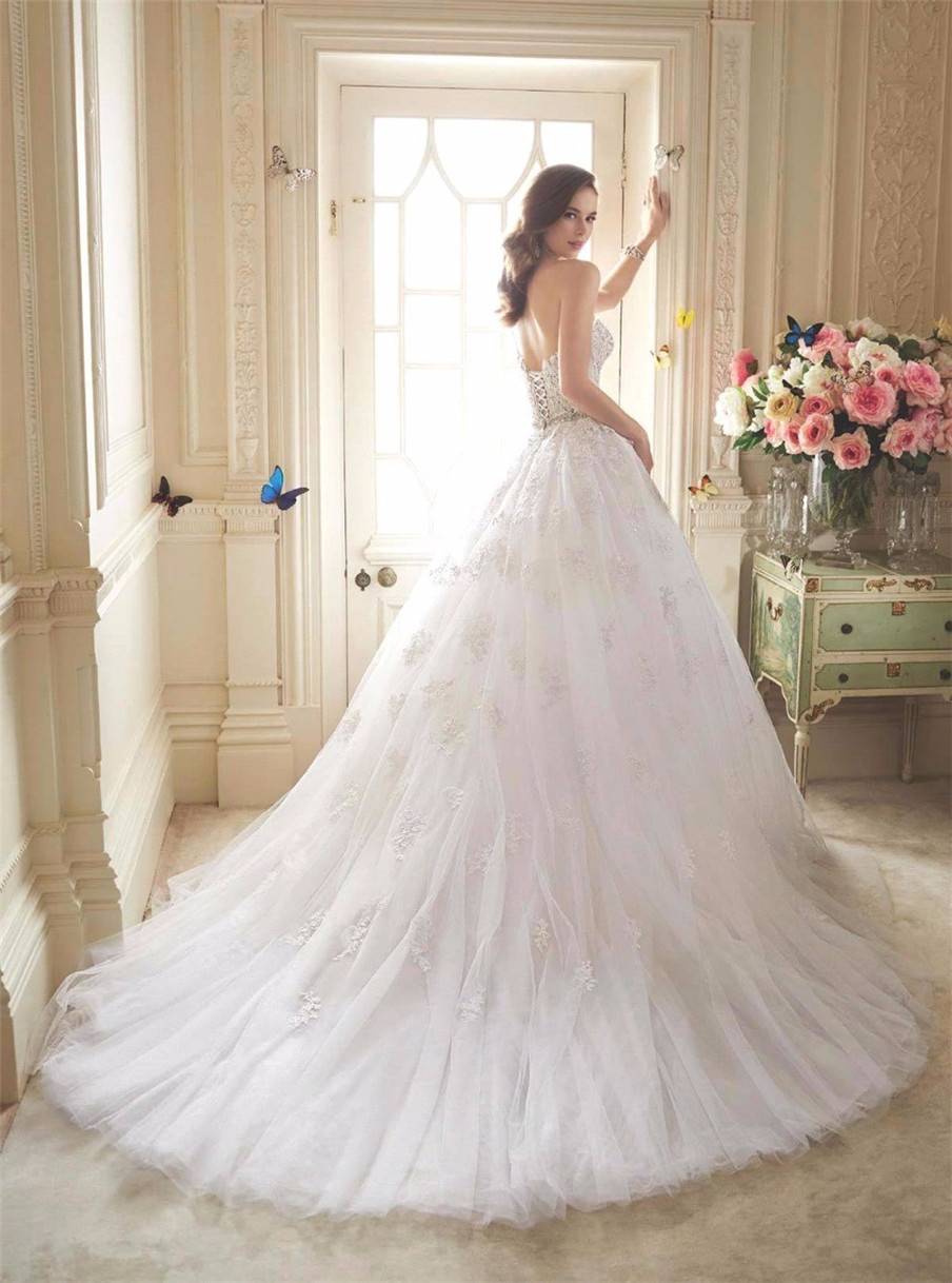 Sweetheart Applique Lace Mermaid Wedding Dress with Detachable Train Skirt Two Pieces Bridal Gowns Robe De Soiree