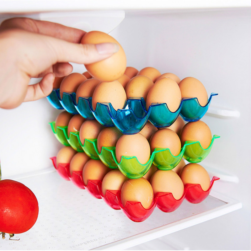 15 pcs grid storage box /Thickening stackable eggs storage box protection box Egg tray Shatterproof
15 pcs grid storage box /Thickening stackable eggs storage box protection box Egg tray Shatterproof