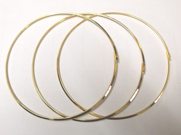 10pcslot Gold Plated Choker Necklace Wire For DIY Craft Fashion Jewelry 18inch W198525774