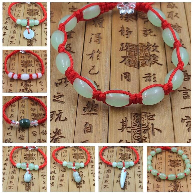 Brand new Myanmar jade jade transport beads hand-woven jade scarlet bracelet jewelry FB039 mix order 20 pieces a lot Beaded, Strands
Brand new Myanmar jade jade transport beads hand-woven jade scarlet bracelet jewelry FB039 mix order 20 pieces a lot Beaded, Strands