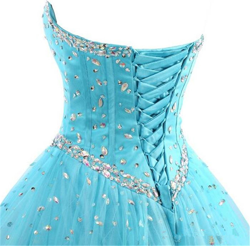 2017 Fashion Crystal Ball Gown Quinceanera Dresses with Beading Sequin With Jacket Plus Size Sweet 16 Dress Vestido Debutante Gowns BQ75