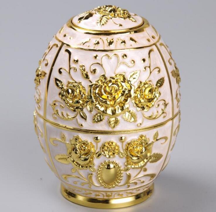Creative egg - shaped Toothpick holders with Bottle Opener Random Color Rose pattern toothpick box home and wedding decorations HD01