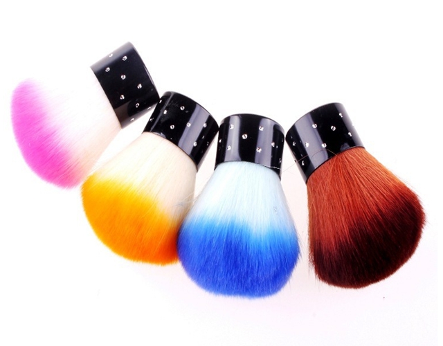 100pcs/lot Free Shipping Nail Brush For Acrylic & UV Gel Nail Polish Art Decor Nails Dust Cleaner Art Nail Tools