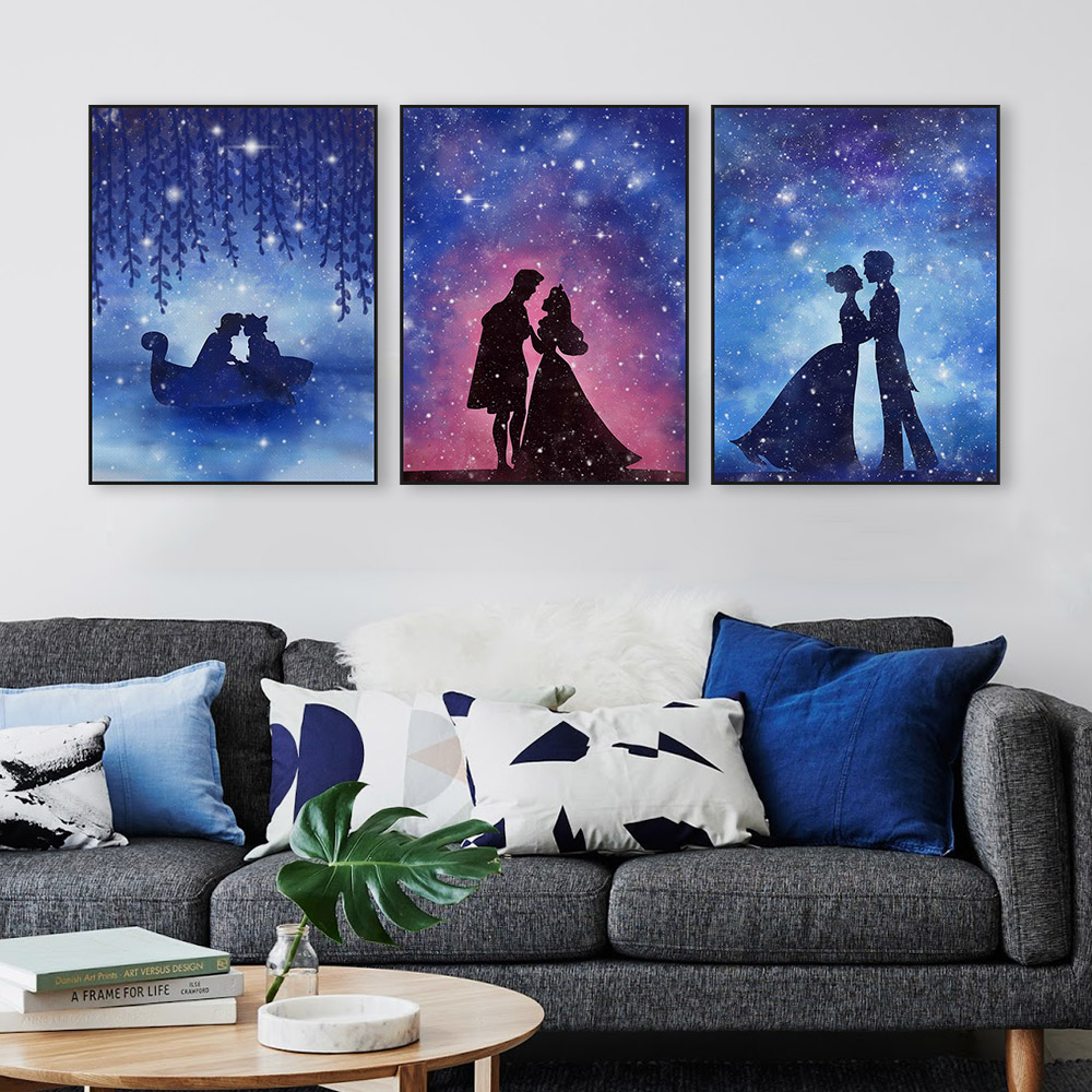Watercolor Prince Princess A4 Art Print Poster Romantic Starry Love Fairies Picture Girl Wedding Gift Wall Decor Canvas Painting
Watercolor Prince Princess A4 Art Print Poster Romantic Starry Love Fairies Picture Girl Wedding Gift Wall Decor Canvas Painting