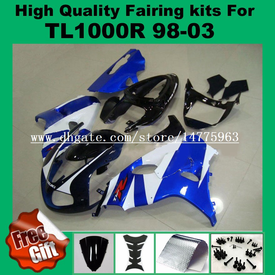 9Gifts + Fairing kits for SUZUKI TL1000R 1998 1999 2000 2001 2002 TL1000 R 98 99 00 01 02 Fairings kit blue white black #CJ-552N, As picture show
9Gifts + Fairing kits for SUZUKI TL1000R 1998 1999 2000 2001 2002 TL1000 R 98 99 00 01 02 Fairings kit blue white black #CJ-552N, As picture show